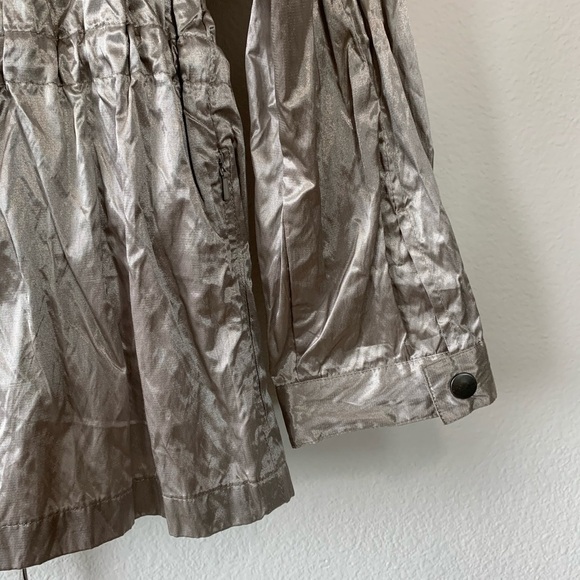 Vintage TravelSmith Metallic Silver Jacket Medium - Picture 6 of 7
